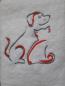 Preview: Stickdatei Hund_Katze_Silhouette